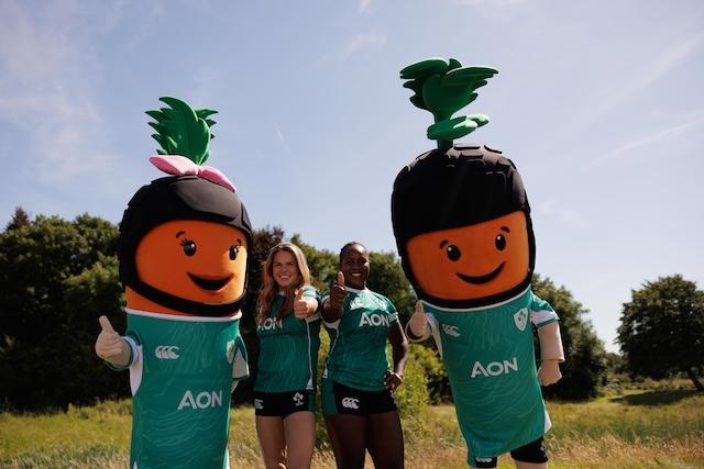 Help Katie the Carrot bring the luck of the Irish to our Women’s Rugby Team