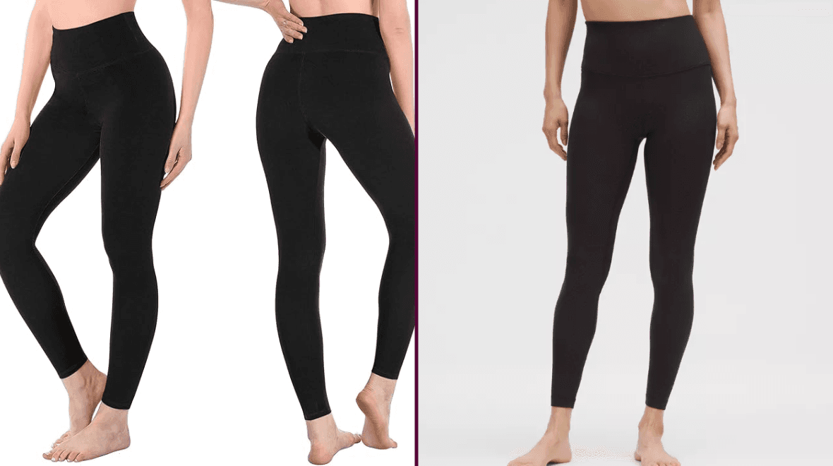 We found the perfect dupe for the Lululemon leggings and they’re on sale